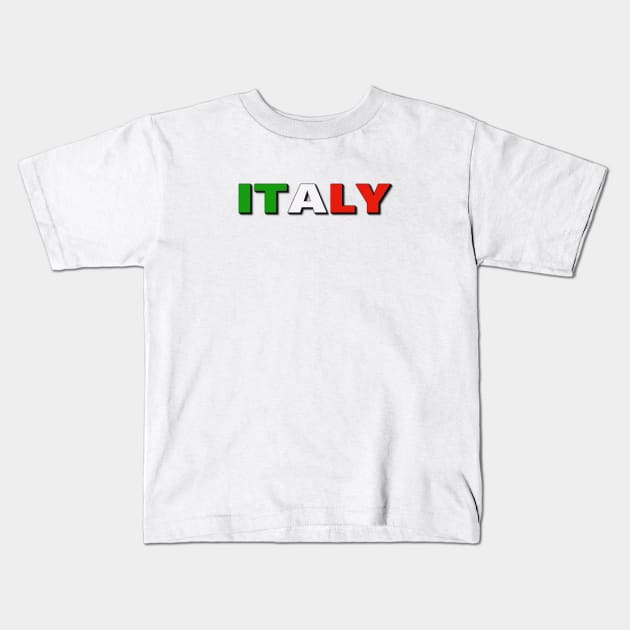 ITALY. ITALIA. SAMER BRASIL Kids T-Shirt by Samer Brasil